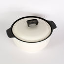 flame clay pot diameter 28 color white