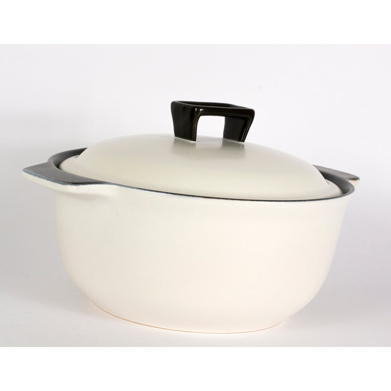 flame clay pot diameter 20 color white