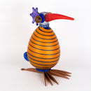 uccello esotico in vetro soffiato Borowski