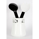 set portamestoli con mestoli insalata