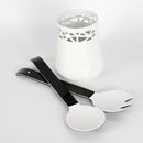 set portamestoli con mestoli insalata