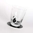 6 pieces set glass coaster