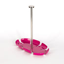 cruet set holder with oil and vinegar bottles