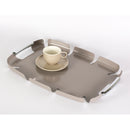 dove gray steel tray