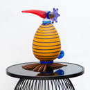 uccello esotico in vetro soffiato Borowski