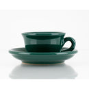 set 6 tazze caffè in ceramica con piattino