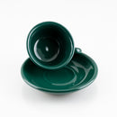 set 6 tazze caffè in ceramica con piattino