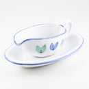 salsiera in ceramica siciliana con piatto