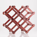 portabottiglie in legno richiudibile