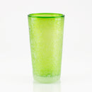 set 6 pezzi bicchieri vetro colorato alto