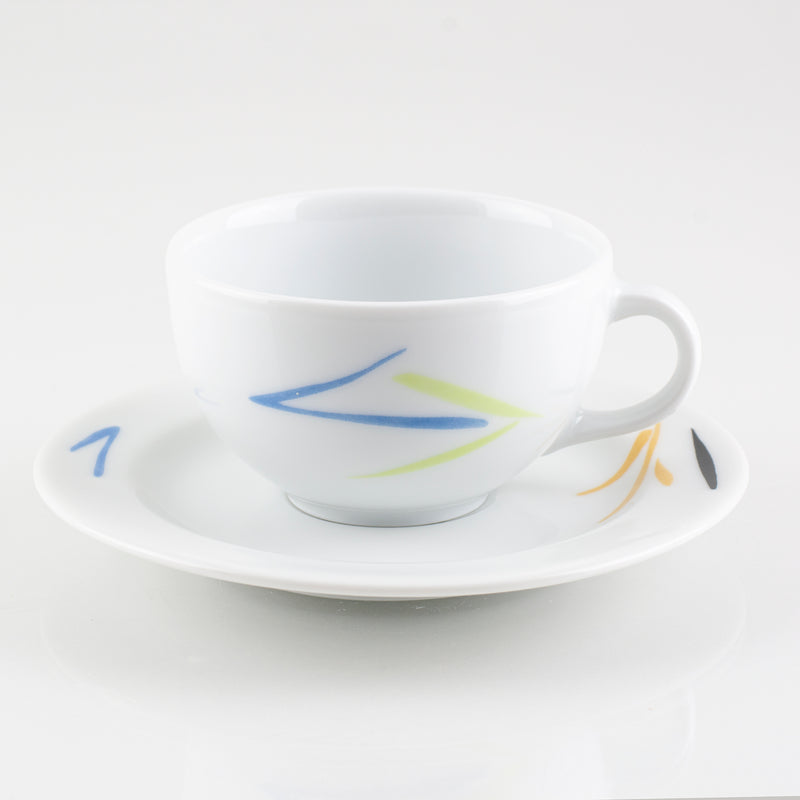 set of 6 porcelain coffee cups