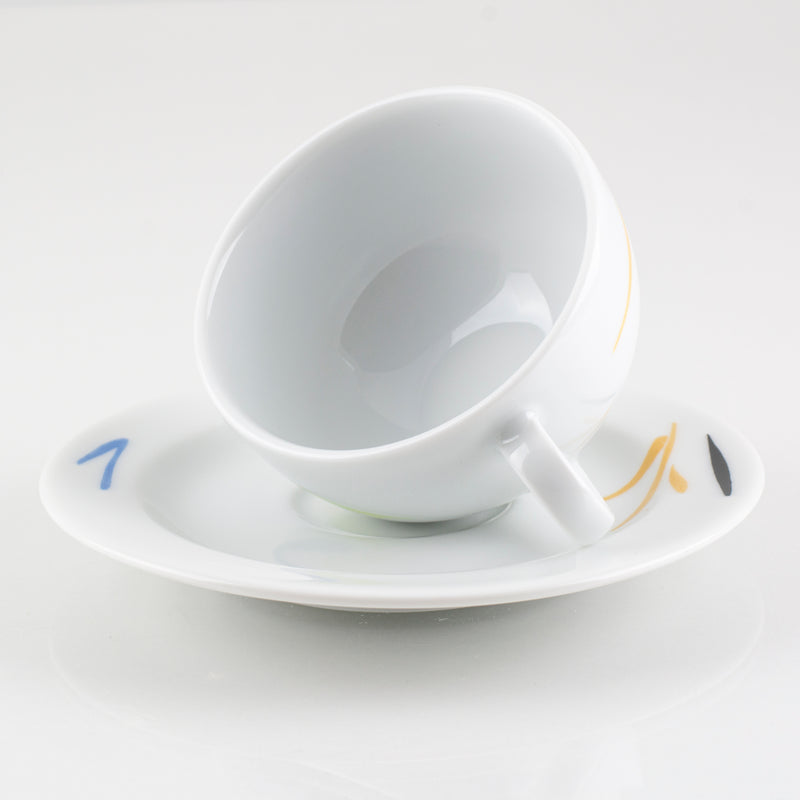 set of 6 porcelain coffee cups