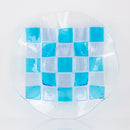 set 2 pezzi centrotavola in vetro