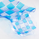 set 2 pezzi centrotavola in vetro