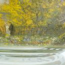 centrotavola in vetro decorato a mano