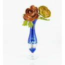 vaso in cristallo molato