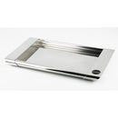 tray in silk-screened stainless steel