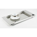 tray in silk-screened stainless steel