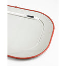 polished stainless steel tray