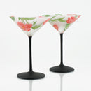 set 2 pezzi coppe cocktail