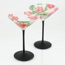 set 2 pezzi coppe cocktail