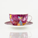 tazza e piatto in porcellana Rosina Wachtmeister