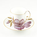 porcelain teacup with plate