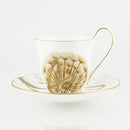 porcelain teacup with plate