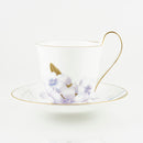 porcelain teacup with plate