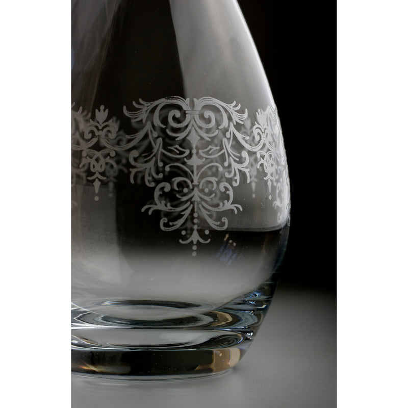 bottiglia in cristallo serigrafato