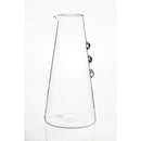 set 6 pezzi bicchieri più brocca in vetro borosilicato trasparente