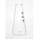 set 6 pezzi bicchieri più brocca in vetro borosilicato trasparente