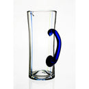 brocca in vetro soffiato trasparente