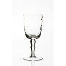 6 pieces set transparent blown glass glasses