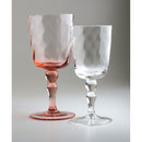 6 pieces set of colored blown glass glasses