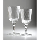6 pieces set transparent blown glass glasses
