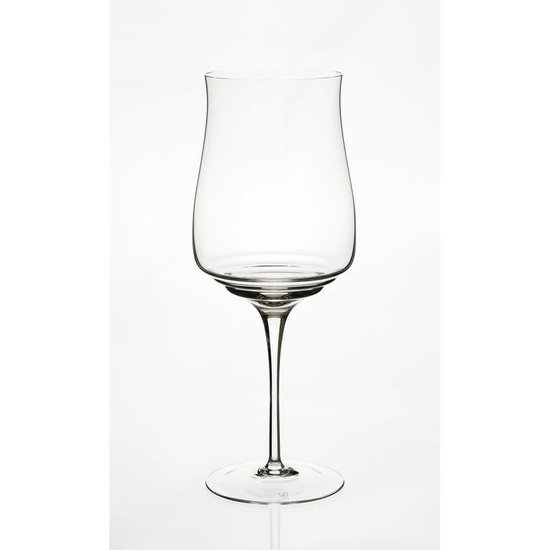 blown glass wine glass