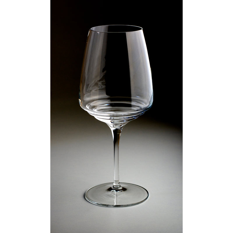 4 pieces set blown glass wine glasses