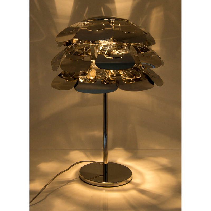 stainless steel petals lamp