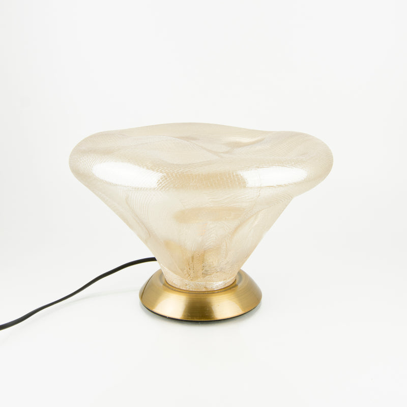 wired glass lamp