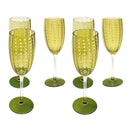 Calici flute in vetro di Murano