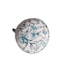 Sgabello in legno e tessuto