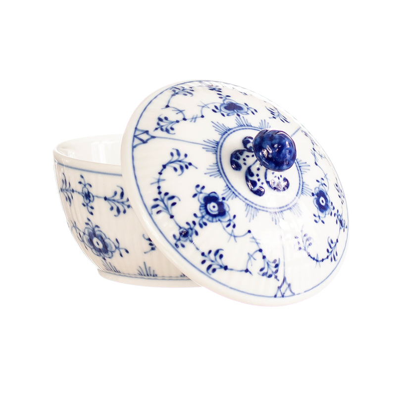 hand decorated porcelain sugar bowl