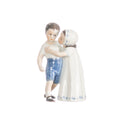 figurine couple children in hand decorated porcelain