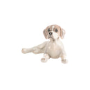 hand decorated porcelain dog figurine