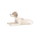 hand decorated porcelain dog figurine