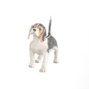 hand decorated porcelain dog figurine