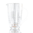 brocca in vetro soffiato trasparente