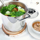 Pentola cm 26 in acciaio 18/10 con coperchio