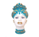 Testa di moro donna in porcellana Capodimonte